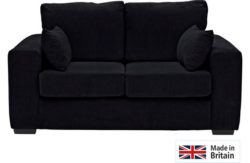 Heart of House Eton Regular Fabric Sofa - Black